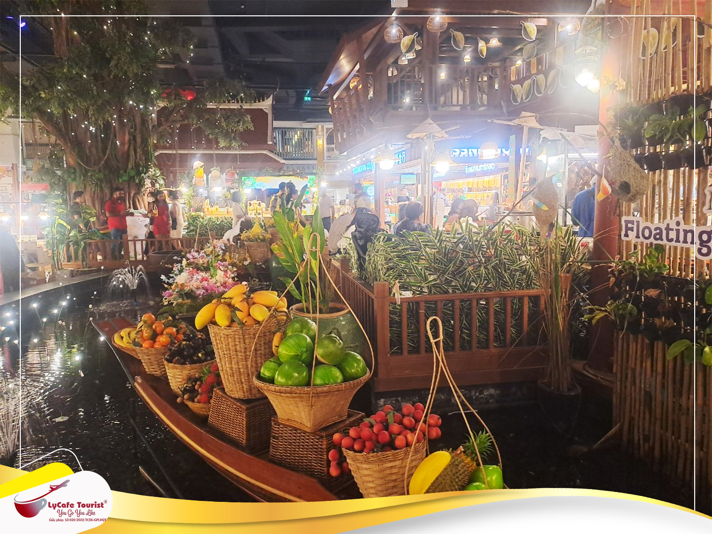 Chợ nổi 4 mùa - Thái Lan