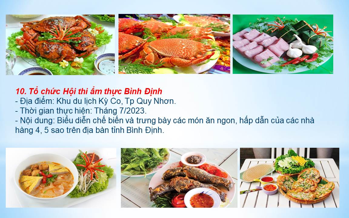 Tổ chức Hội thi ẩm thực Bình Định