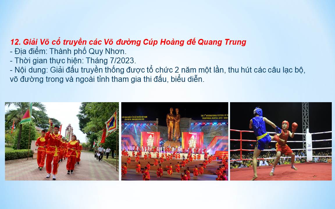 Giải Võ cổ truyền các Võ đường Cúp Hoàng đế Quang Trung